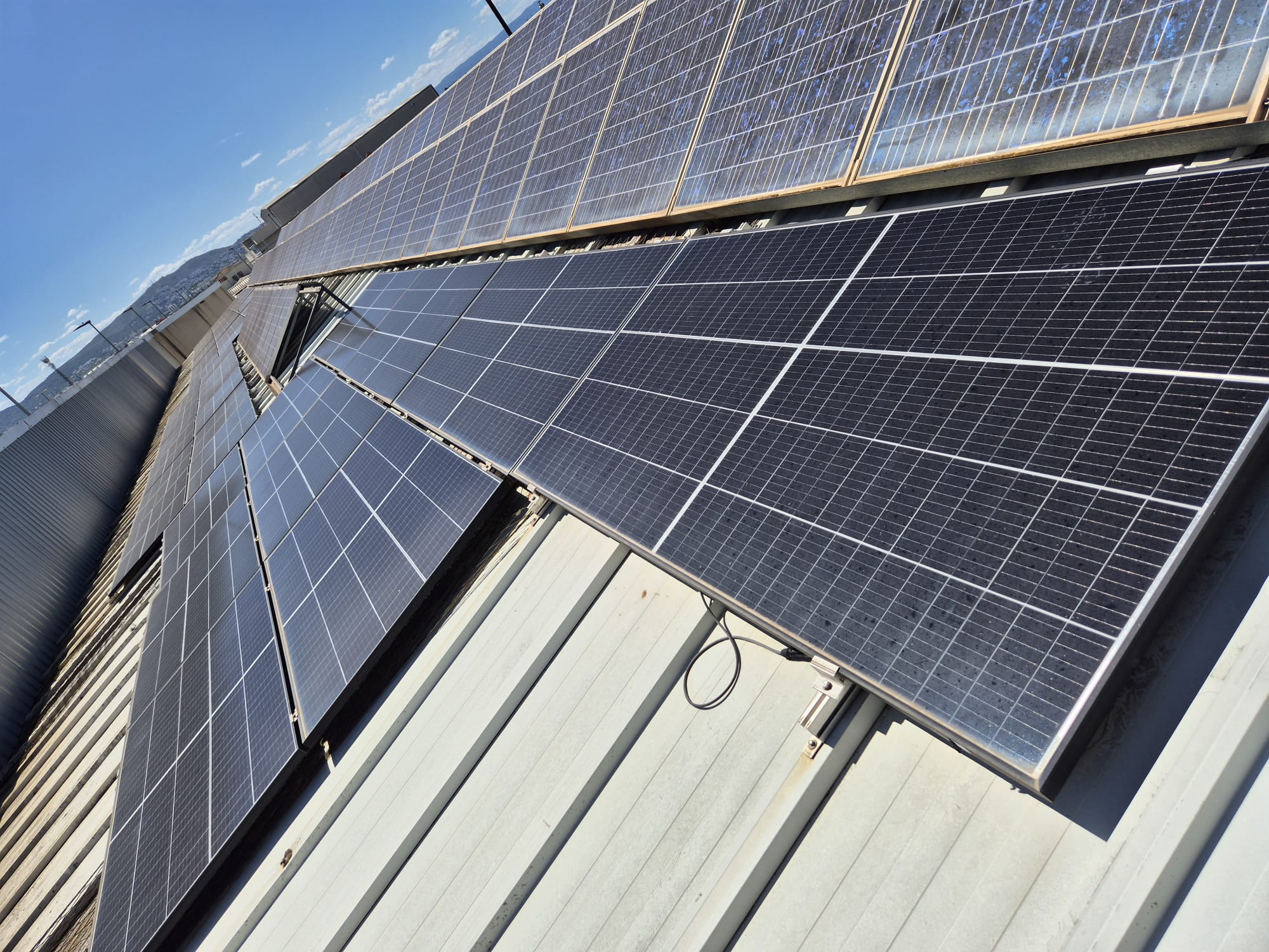 Vista general instalación solar